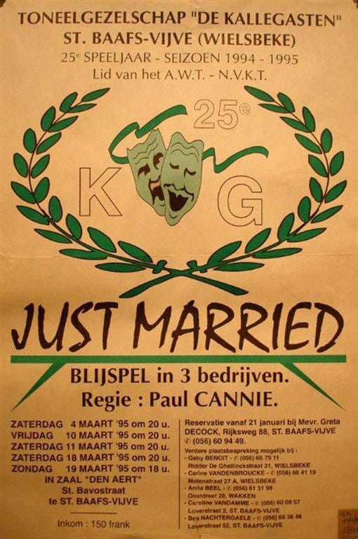 Affiche Just Married