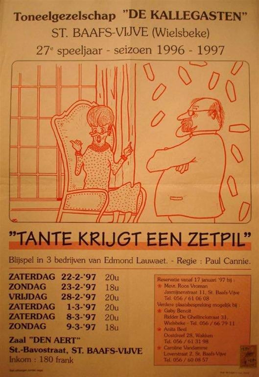 Affiche Tante krijgt een zetpil