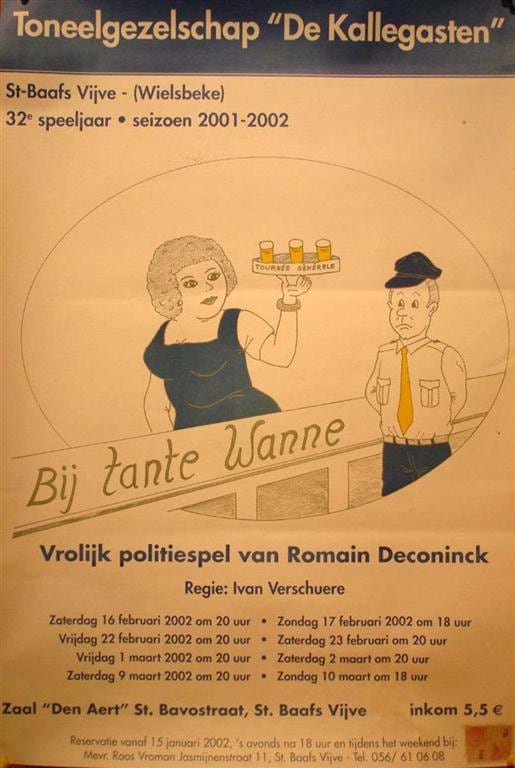 Affiche Bij tante Wanne