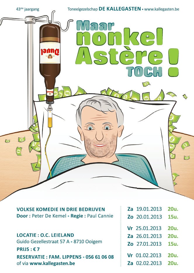 Affiche Maar nonkel Astère toch
